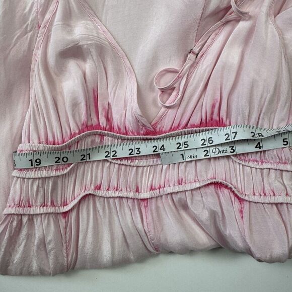 Urban Outfitters Hollis Pink Tie Dye Hippy Parachute Jumpsuit Romper, Sz. S-M - Picture 15 of 16